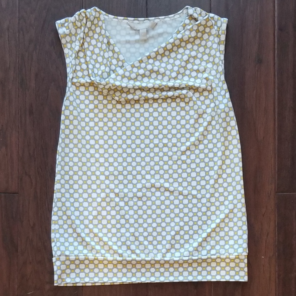 Banana Republic Sleeveless Cowl Neck Blouse